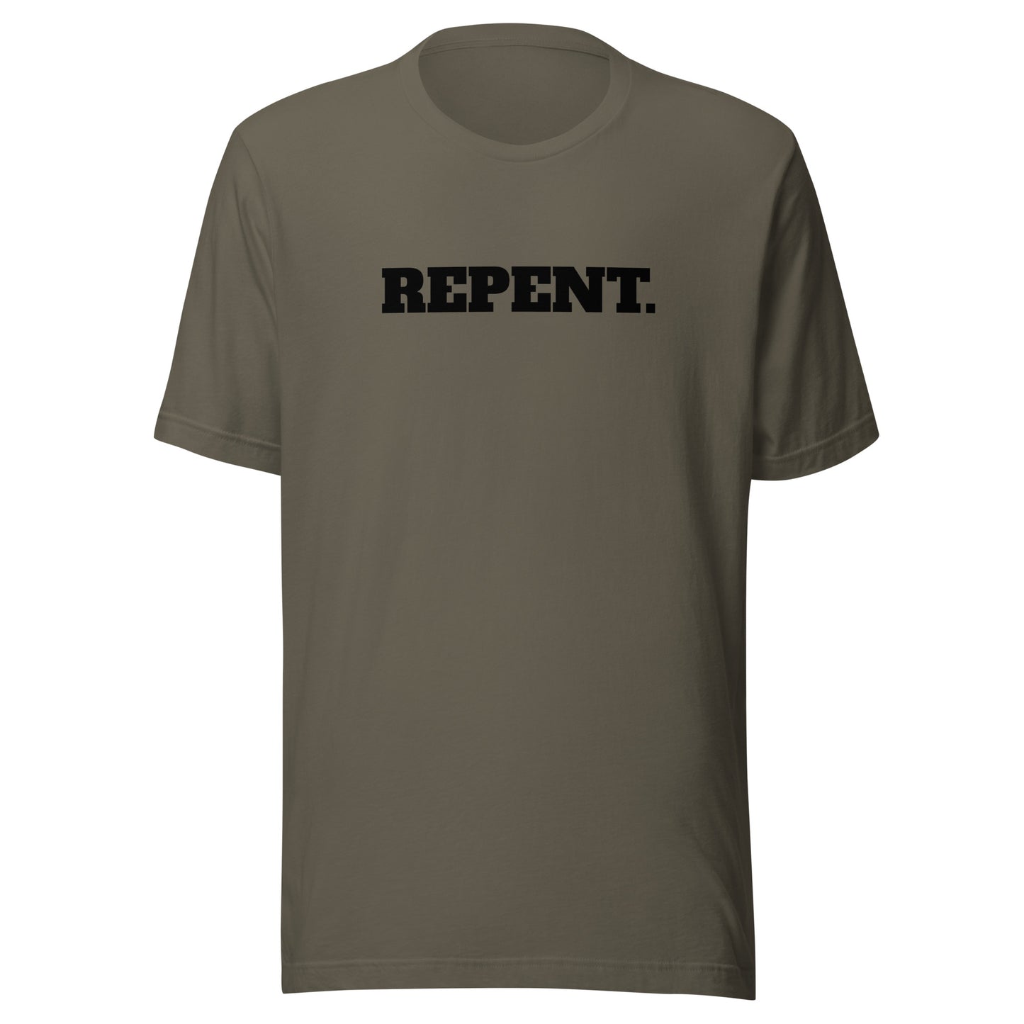 Repent. Mark 1:15 Tee - Black Lettering